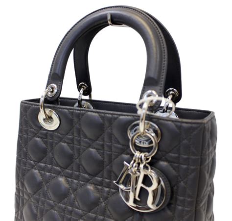 dior cannage shoulder bag|medium cannage lady dior bag.